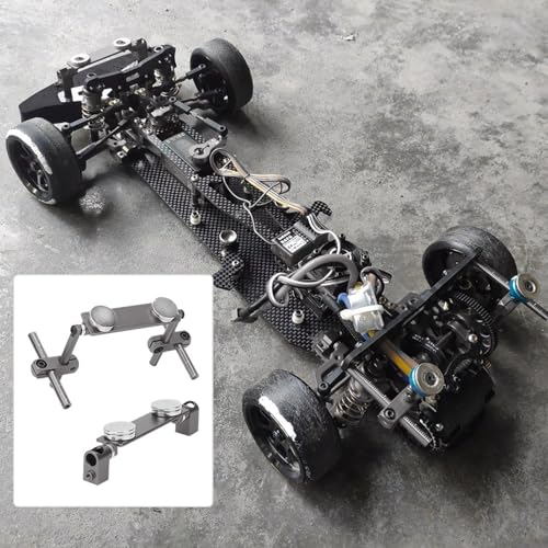 RC Car Body Post, Aluminum Magnetic Invisible Body Shell Mount Column Kit for HSP 1/10 SakuraS XI CS Tamiya416/417 T3/T4/94123 RC Racing Car (of) - color: Of