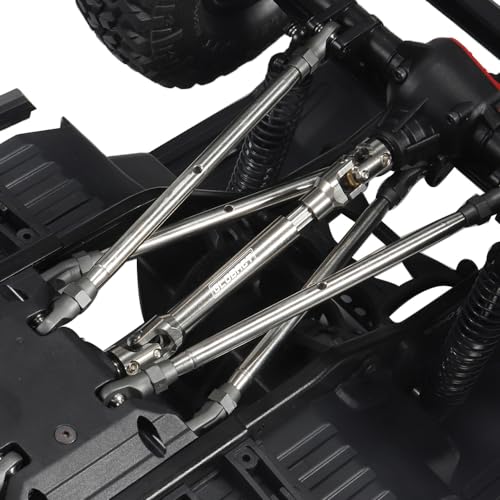 Stainless Steel Driveshaft for 1/10 RC Crawler TRX4 SCX10, 96-131mm | CNC Machined, Heavy-Duty Drive Shafts, Splined Engagement - size: 96-131mm