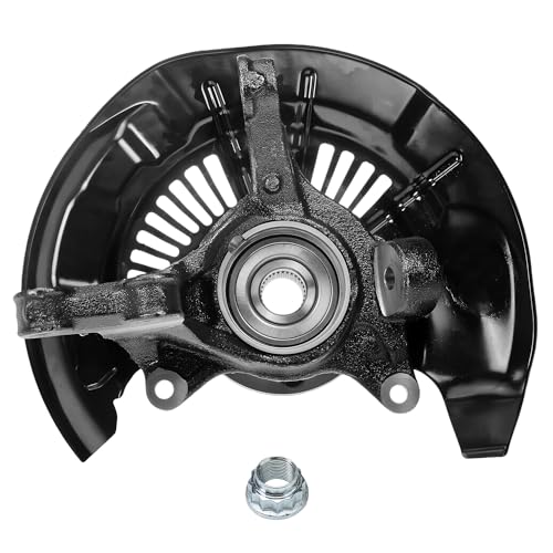 Detroit Axle - Front 4pc Steering Knuckles Kit for 10-15 Lexus RX350 RX450h | 2008-2017 Toyota Highlander, Steering Knuckles & Wheel Bearing Hubs Outer Tie Rods 2009 2010 2011 2012 2013 2014 2015 2016 - size: 4SU50508/Kit