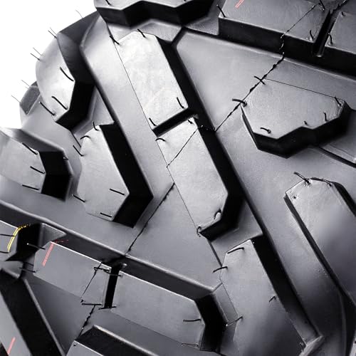Set of 2 26x11-14 Heavy Duty ATV All Terrain Tubeless Off-Road Tires 6 PR, Directional Grip for Mud Trail Sand, Replacement Tire for ATV UTV Vehicles - size: 26x11-14