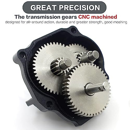 Stainless Steel 9.7:1 Overdrive Transmission Gear for 1/18 TRX4M RC Crawler | With 11 Tooth Motor Pinion,CNC Machined,Rust Resistant,Wear Resistance,High Strength - size: 9.7:1