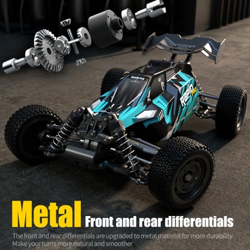 Fast RC Cars for Adults, Max 45mph Racing, 1/16 Remote Control Car, Brushless Motor Electric Off Road, 4WD High Speed Drift RC Car with 3 Lipo Batteries