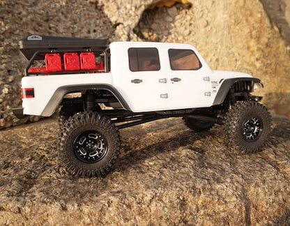 RC 1.0 Beadlock Wheels Offsets -2 Aluminum Rims for AX24 1/18 TRX4M All 1/24 Scale SCX24 Deadbolt RC Crawler Car Wheels Upgrades 4P (Black) - color: Black