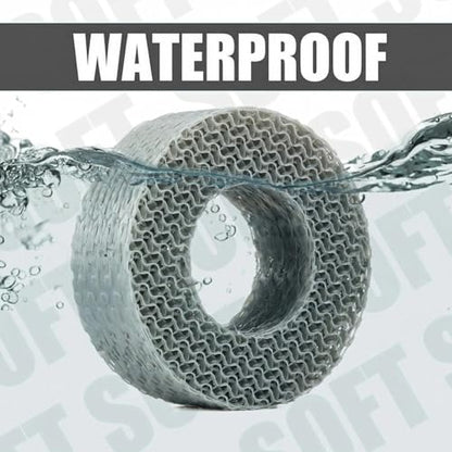 Supersoft 1.9" Tires Insert 3D Printing TPU Tire Filler Waterproof fit 118-122mm Wheel Tires 1/10 RC Crawler TRX4 SCX10 Capra H10 (Super Soft) - color: Super Soft