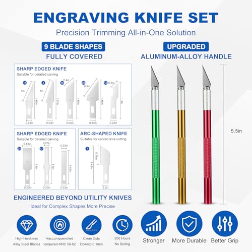 3D Printer Tools Kit - 58PCS 3D Printer Accessories 3D Printing Tool Kit with Nozzle Cleaning Kit, Deburring Tool, Scraper, Files, Carving Knife, Tweezers – 3D Print Tools for FDM/SLA/Bambu lab - style: 58pcs 3D Printing Tool Kit with Deburring Tool