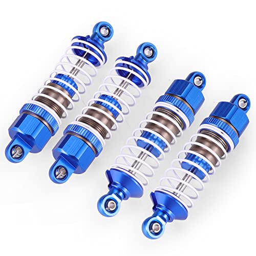HAIBOXING 1/16 RC Cars Spare Parts Full Aluminum Oil Shocks 4pcs, RC Trucks Upgraded Parts Apply to 16889 & 16890A & 16889A (16HOP1)