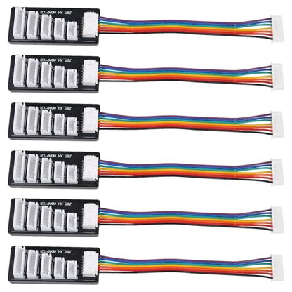 6pcs JST-XH Balance Board 2S-6S 3S Lipo Battery Charger Extend Expansion Board Adapter Converter for RC Vehicles Lipo Battery Charging