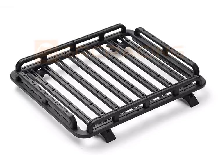 Carbon Hybrid Nylon Plastic Realistic Roof Rack for 1/10 RC Crawler TRX-4 TRX-6 axial scx10 Remanufactured Parts (G172FB(Medium)) - color: G172fb (Medium)