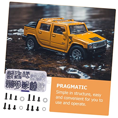 GLEAVI 1set Remote Screws Assortment Kit Gaskets and Screws for Rc Crawler Off-Road Vehicles Lightweight and Easy to Install for Repairs and Maintenance
