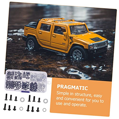 GLEAVI 1set Remote Screws Assortment Kit Gaskets and Screws for Rc Crawler Off-Road Vehicles Lightweight and Easy to Install for Repairs and Maintenance