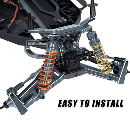RC Alloy Caster Block,Steering Blocks,Rear Stub Axle Carriers Upgrades Part for 1/10 Slash 4WD(VXL),Titanium