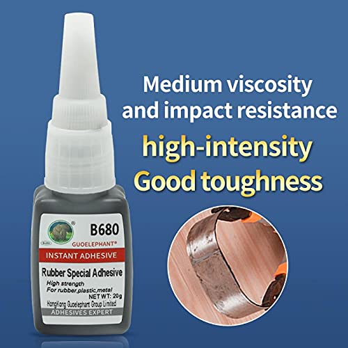 Rubber Glue - Instant Adhesive for Rubber, Tire, Crafts & More