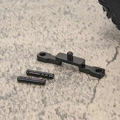 RCAWD SCX24 Front Body Post for Axial Upgrades, Body Mount Aluminum Parts for AXI00002 Black - color: Black
