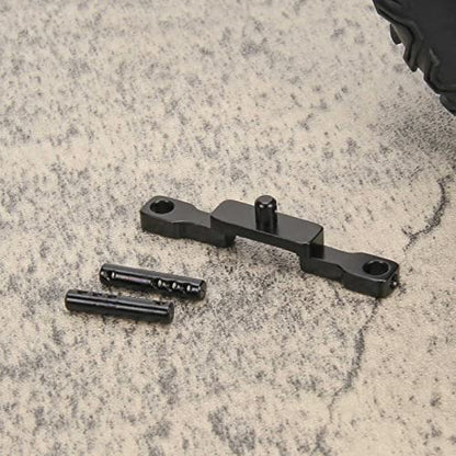 RCAWD SCX24 Front Body Post for Axial Upgrades, Body Mount Aluminum Parts for AXI00002 Black - color: Black