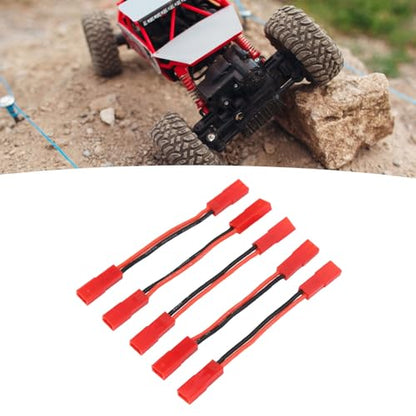 JST Female to JST Female Connector,5Pcs 22AWG 2 Inch RC Motor ESC Conversion Cable Plug Wire Adapter Electronic ESC Motor Extension Cable for RC Car Boat Accessories