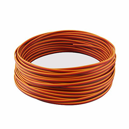 50 feet 22AWG Servo Extension Cable Wire Extended Wiring 60 Cores Cord Lead for RC Helicopter Drone Cars DIY Accessories