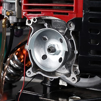 Pull Starter Replacement - 43cc 49cc 52cc 2HP Predator Earth Augers 63022 Pocket Bike Gas Petrol Scooter -Upgraded Wheel Core & Recoil Spring | for Earth Augers 63022 Pocket Bike Gas Petrol Scooter -Upgraded Wheel Core & Recoil Spring