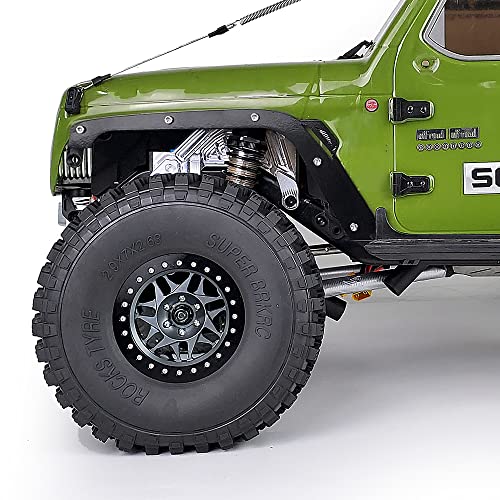 RCLIONS 4PCS 2.9inch Tires RC Wheels Tyre with Foam Insert for Axail SCX6 1/6th RC Crawler Car