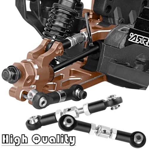 Upgrade Parts for 1/16 Mojave GROM 223S DSC 4X4 RTR,RC Shock& Arms&Drive Shaft CVD&Steering Knuckle Kit&Shock Tower&Adjustable Links&Steering Block&RC Gearbox&Sway Bar Kit,Bronze - color: Bronze(for 1/16)