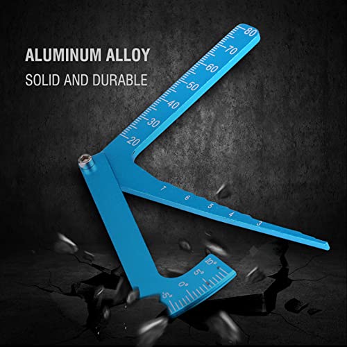 RC Camber Gauge, RC Car Ride Height Gauge Adjustable Ruler Adjusting Height and Wheel Rim Camber Tool RC Car Alignment Equipment for RC Car Truck Tire