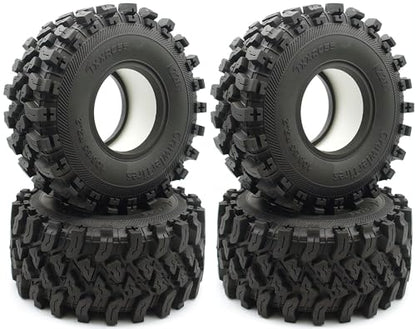 136mm 2.2 Crawler Tires For 1/10 RC Crawler Beadlock Wheels 4PCS Upgrades (A2201)