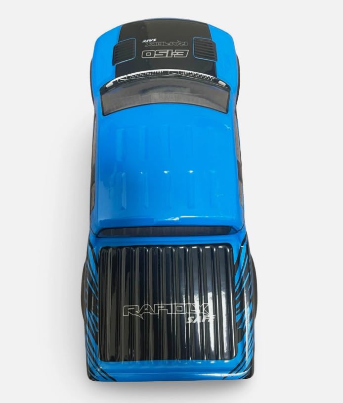1/10 Scale RC Painted Drift Racing Touring On-Road Car Body Shell for Pick Up Truck F150 Style (Blue) - color: Blue