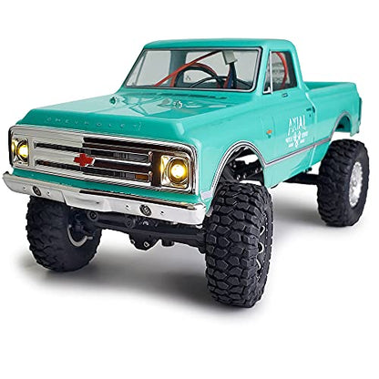 RC-Hub LED Front Light Headlights Bumper Light Set for 1/24 Axial SCX24 AXI00001 RC Crawler Car (Yellow Red) - color: Yellow Red