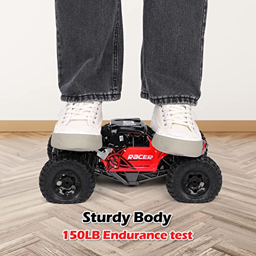 RC Trucks 4x4 Offroad Waterproof - 1:12 Scale Large Amphibious Remote Control Car, Dual Motors Crawler Vehicle, Monster Truck Toys with 2 Rechargeable Batteries, Best Gift for Kids Adults | 2 Rechargeable Batteries Dual Motors Crawler Vehicle Monster Truc