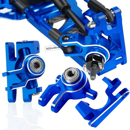 RC Upgrades Part for 1/10 Slash,Shock Towers,Caster Block,Steering Blocks,Rear Stub Axle Carriers,Suspension Arms,Body Mount,Steering Block,Navy Blue