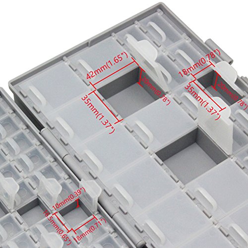 3pcs AideTek BOXALL 96 Compartments Enclosure SMD SMT Parts Organizer Surface Mount Box Labels - style: 3BOXALL96