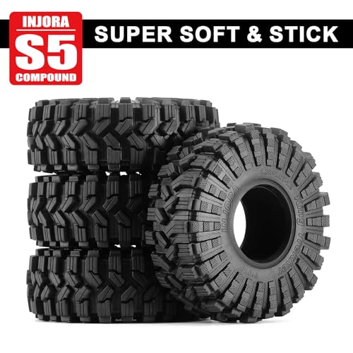 INJORA King Trekker 1.9" S5 All Terrain Tires for 1/10 RC (118 * 42mm)