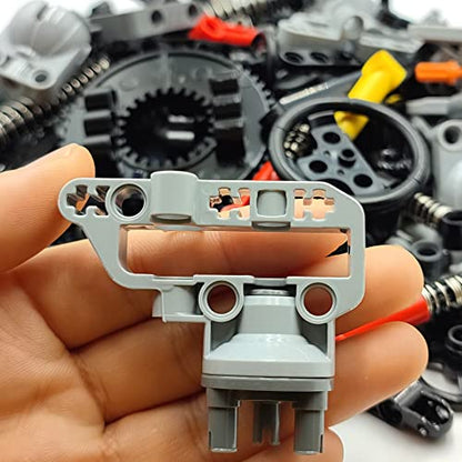 dspitwod MOC Technical Wheels Connectors Rack Gear Car Suspension Building Brick Accessories Pieces Sets STEM Learning Kits Engineering Toy Gift for Kids … - style: 144 TECHNIC PARTS