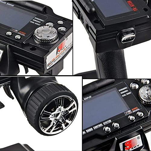 Goolsky Flysky FS-GT3B RC Transmitter 2.4GHz 3 Channel Remote Controller & FS-GR3E Receiver for RC Car Boat