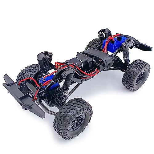 AXSPEED Aluminum RC Crawler Shocks Flex Blades 1/18 Adjustable Suspension Shock Mount for TRX4-M TRX4M Upgrade