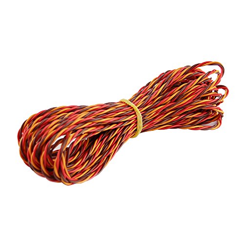 Servo Cable 3p line 32 feet for Futaba JR Hitec RC Twisted servo Hobby Model Aircraft Wiring 30 Coresx0.08