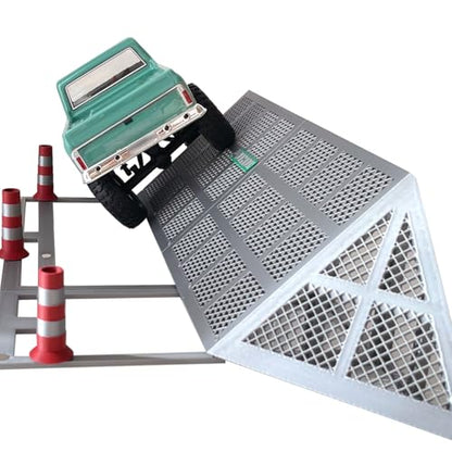RC Side Slope Challenge Obstacle Bridge for scx24 trx4m fcx24 1:18 1:24 Scale RC Crawler Truck (No Vehicle Included)