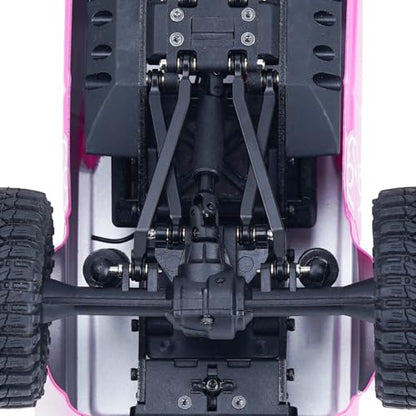 DJX 10PCS 22g Brass High Clearance Links Set Front and Rear Link with Steering Link for Redcat Ascent-32 1/32 Scale RC Rock Crawler Car Upgrades Parts (Black)