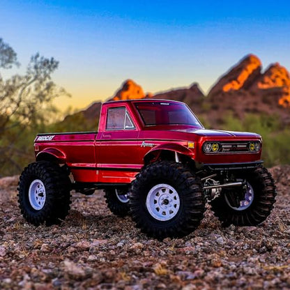 Redcat Ascent 1/10 Scale Rock Crawler – High-Torque 4WD RC Trail Truck with Portal Axles, Waterproof Electronics, LiPo Ready, RTR – Hobby-Grade Remote Control Rock Climber (Red) - color: Red