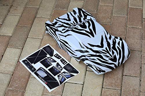 SummitLink Compatible Custom Body Zebra Style Replacement for 1/10 Scale RC Car or Truck (Truck not Included) SS-Z-01