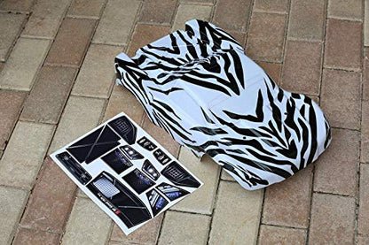 SummitLink Compatible Custom Body Zebra Style Replacement for 1/10 Scale RC Car or Truck (Truck not Included) SS-Z-01