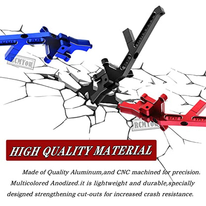 Aluminum Front Chassis Brace Upgrades Part for 1/8 Sledge 4WD #95076-4,Alloy Front Chassis Brace Hops up for Sledge Monster Truck RC Car #95076-4,Replace #9520, Navy Blue - color: Navy Blue