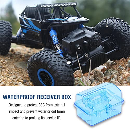 Alomejor 2Sets RC Receiver Receiving Box Waterproof Receiving Protector for RC Car Boat