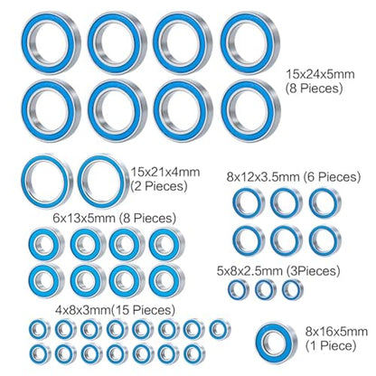 Parts For UDR Pro Scale For Unlimited For Desert For Racer 85076-4 1/7 43Pcs Wheels Axle Sealed Bearing Kit RC Car Truck Model Parts