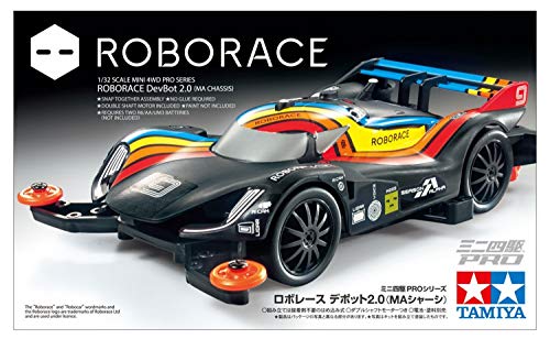 TAMIYA 1/32 Mini 4 Wheel Drive Roborace DebBot 2.0 MA Chassis TAM18656 Mini Racer & Accys