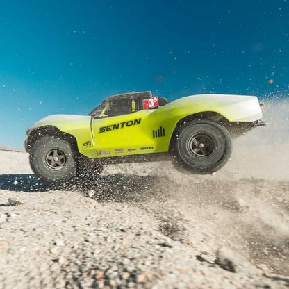 ARRMA RC Truck 1/10 SENTON 4X4 223S BLX BRUSHLESS Short Course Truck RTR (Battery and Charger Not Included) with DSC, Yellow, ARA4303V4T1 - color: Yellow