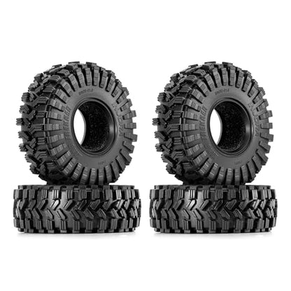 INJORA 1.0 Tires All Terrain S5 Super Soft Sticky Tires for 1/18 TRX4M 1/24 RC Crawler Axial SCX24 FMS FCX24 Enduro24 Upgarde (T1014)