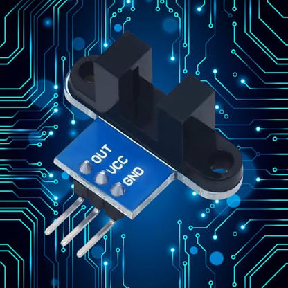 Precise Speed Sensors for Intelligent Car with Encoders Counting Way Operational Indicators Light Distance Measurement Car Speed Sensors Module
