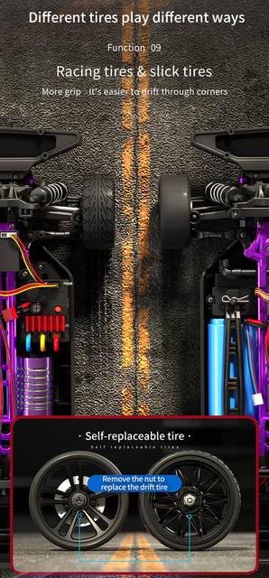 ZLL Beast SG216MAX High Performance 1/16 Scale 4WD RC Drift Car with Brushless Motor, LED Lights, Full Proportional Radio Control, Black