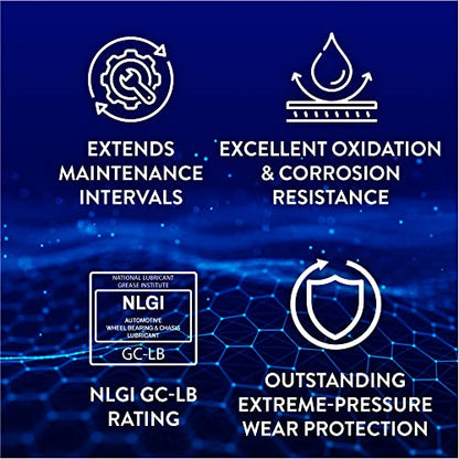 All Purpose Grease, 2-Pack 14 Oz. Tubes | Multi Function Lubricant | Automotive Grease and Marine Grease for Boat Accessories, Trucking, and Wheel Bearing | Multipurpose Marine Grease for Boat Accessories, Automotive Wheel Bearing, Lawn Equipment, and Gen