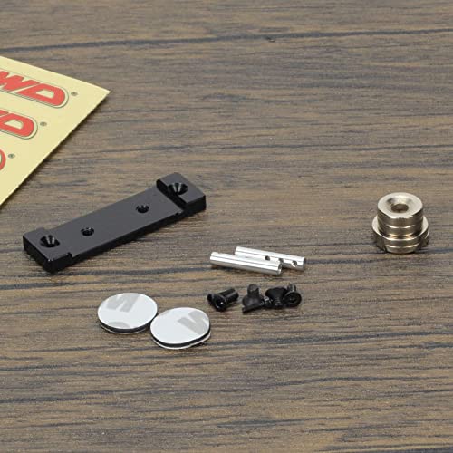 RCAWD Magnets Body Mount for Axial 1/24 SCX24 Upgrades Crawlers, Body Post Aluminum Parts for AXI90081 AXI00001 AXI00002 AXI00005 AXI00006 Black - color: Black